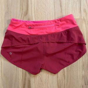 RARE* Lululemon Speed up short 2.5in